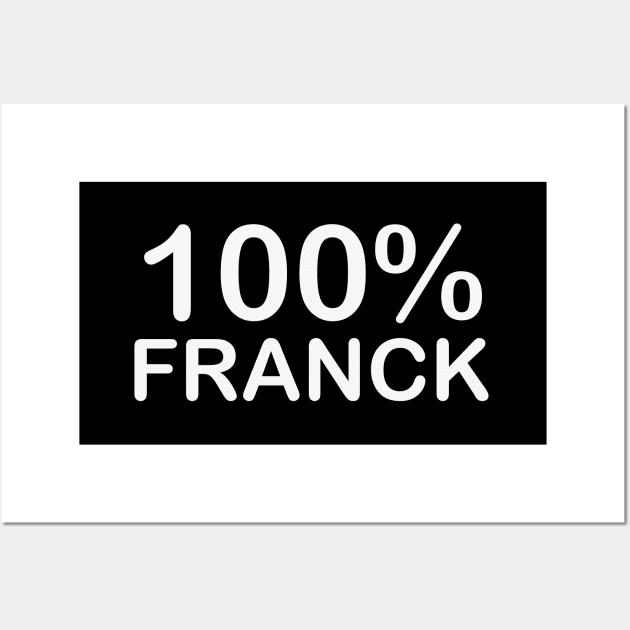 Franck Name, couples gifts for boyfriend and girlfriend long distance. Wall Art by BlackCricketdesign